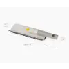 CleanTech 2-in-1 Glass Cleaner Shower Squeegee with Washable Microfiber Pad and Space-Saving Foldable Handle