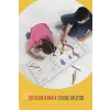 Çocuklara Özel Yıkanabilir Boyamalı Seccade Seti (Mavi)