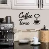 Coffee Time Ahşap Modern Kahve Mutfak Dekoru