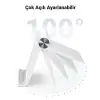 Çok Açılı Masaüstü Tablet Standı, Beyaz