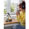 Çok Açılı Masaüstü Tablet Standı, Beyaz