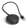 Connect Master 4 Port USB 3.0 USB Hub Siyah