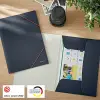 Cosy Soft Touch Lastik Kilitli Dosya, A4, Gri