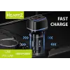 CR01 Dual Port PD Araç Şarj Adaptörü, PD + Standart USB, Siyah