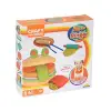 Crafy Süper Burger Oyun Hamuru Seti., 200 g, 12 Parça