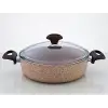 Creamy Granitec 22Cm Kısa Granit Tencere
