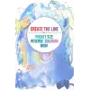 Create The Line Vol.2 Pocket Size Reverse Coloring Book: 5.25 x 8 (133.35mm x 203.2mm) Compact Size Reverse Coloring Book for Creativity, Relaxation, Anti Stress, and Mindfulness.