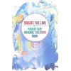 Create The Line Vol.2 Pocket Size Reverse Coloring Book: 5.25 x 8 (133.35mm x 203.2mm) Compact Size Reverse Coloring Book for Creativity, Relaxation, Anti Stress, and Mindfulness.