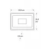 CT-4656 LED Projektör Smd 20W Slim, Beyaz
