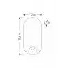 Ct-7093 Sensörlü Dekoratif LED Aplik, 12 W
