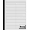 Customizable Log Book 2 Column: Two Column Notebook/(2 (Two) Columns Columnar Book Format)/Multipurpose Record Logbook, 8.5 x 11, 120 Pages