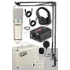 CX1-PH Kondanser Stüdyo Mikrofon Phantom Power Kulaklık Stand Full Set