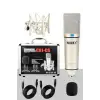 CX1-PH Kondanser Stüdyo Mikrofon Phantom Power Kulaklık Stand Full Set