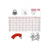 D48 pot neodyum mıknatıs seti, 20Mt halatlı