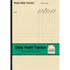Daily Habit Tracker: Habit Tracking Notebook | One Week to a Page | Medium