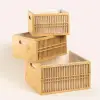 Dalı Natural Bambu Sepet 27x22x17 Cm