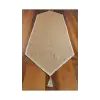 Dantel Kenarlı Jüt Runner 40x150