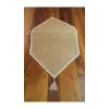 Dantel Kenarlı Jüt Runner 40x150