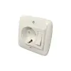 De-pa Banyo Dolabı Mobilya Anahtarlı Topraklı Prizi 81301