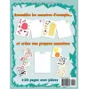 Dècouper ET Collage Fabrıque DE Monstres: Apprenez à utiliser les ciseaux | Apprenez à couper | Créez vos monstres | Jeu de découpe | 3 à 8 ans | Psychomotricité fine