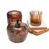 Dekoratif Amber Apple Heykel (16 cm)