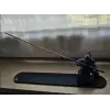 Dekoratif tütsülük Samuray Samurai warrior posing - incense stick holder