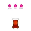 Demet 6lı Çay Bardağı