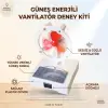 Deney Seti Güneş Paneli ile Çalışan Vantilatör Deney Seti - Plastik