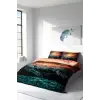 Deniz 3D Çift Kişilik Nevresim Takımı 200x220, monohome9215