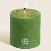 Deurne Lime Parafın Mum 9x9x9 Cm