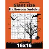 Dev Boyut Cadılar Bayramı Sudoku Bulmacası 16x16