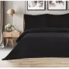 Diamora Tek Kişilik Yatak Örtüsü (Gece Siyahı)