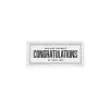 Dikdörtgen Servis Congratulations - 35 x 16 Cm