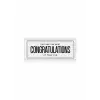 Dikdörtgen Servis Congratulations - 35 x 16 Cm