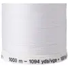 dikiş iplikleri, polyester, 1000 m, beyaz