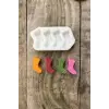 Dilek Çorabı Mini Dörtlü Mum Kalıbı (Silikon)