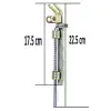 Dirim Fs150 Yaylı Ferforje Sürgü Demir Kapı Sürgüsü, 150 mm