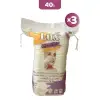 Disk Kare Makyaj Pamuğu 40lı x 3