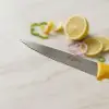 Dişli Sebze Bıçağı 11 Cm Sarı Saplı Mutfak Bıçağı