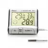 Diwu DC103 İç Dış Max-Min Prob Termometre Nem Ölçer