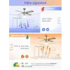 DLC POYRAZ TAVAN VANTİLATÖRÜ ANTİK 107CM