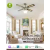 DLC POYRAZ TAVAN VANTİLATÖRÜ ANTİK 107CM