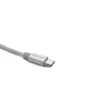 DLC2528M 1.2 Metre Elastik Type-C Kablo, Gri