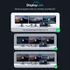 Docking Station Triple Display, 12-in-1 USB C MacBook Docking Station with 2 HDMI DP 8K, 10 Gbps USB C and USB-A Data, 100W PD Charging, Ethernet, Audio, SD TF Card Reader for Mac OS, Windows