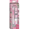 Doğa Desenli Deep Kalem, Deep Silgi ve Deep Min, 0.7 mm, Şeker Pembe