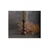 Doğal Ahşap Şamdan, Kayın Ağacından, Tekli