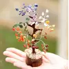 Doğal Taş Çakra Ağaç; 20 cm