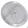 Doğalgaz Havalandırma Cam Menfezi, Şeffaf, Çap 18 Cm