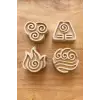 Doğanın 4 elementi Tahta Baskı Ahşap Baskı Kalıbı