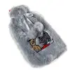 Dogs Gri Peluş Sıcak Su Torbası